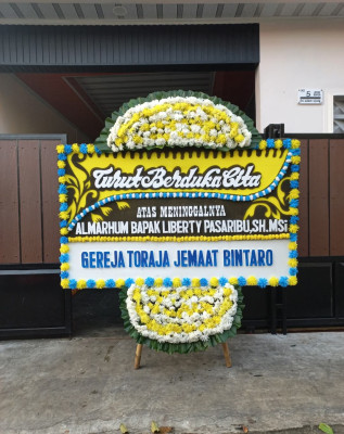 Papan Bunga Duka di Aek Nabara Barumun