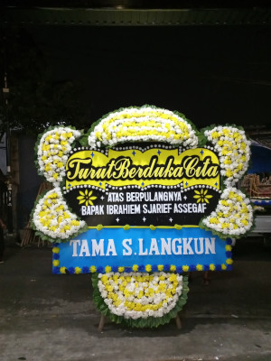 Papan Bunga Duka di Aek Nabara Barumun
